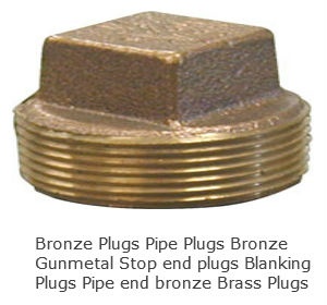 1 x New Brass Threaded Square Head Stop Plug 3/8" BSP T,UK Seller