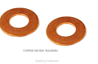 H● 10Pcs 16x25x2mm Metric Ring Shape Copper Flat Washer Copper 